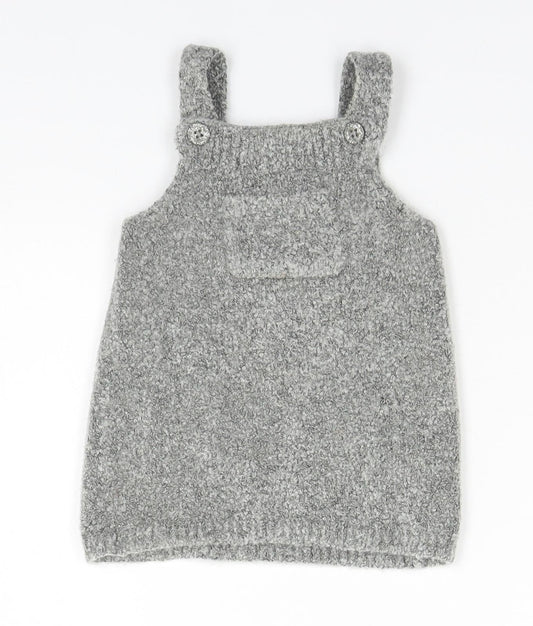 F&F Baby Grey   Coverall One-Piece Size 6-9 Months