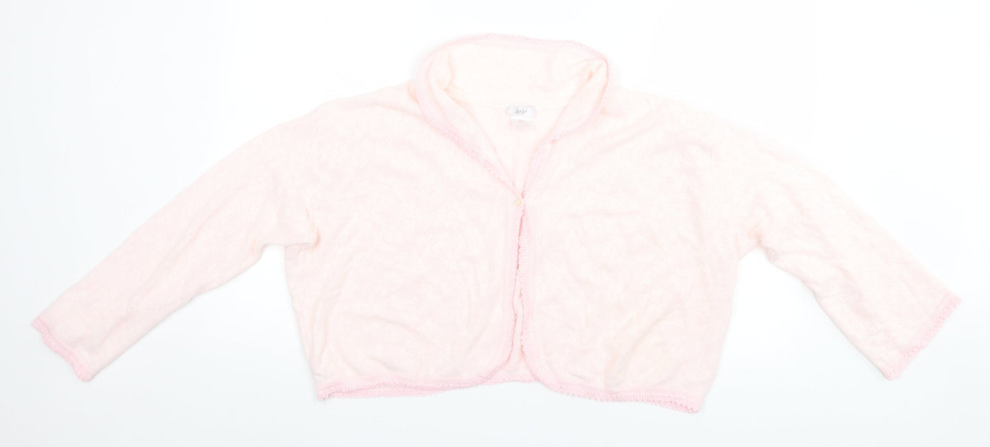 Lux Womens White   Cardigan Jumper Size XL