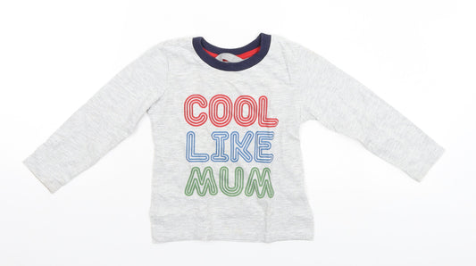 Primark Girls White   Basic T-Shirt Size 2 Years  - Cool Like Mum