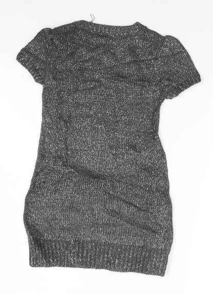Jillian's Closet Womens Silver   Pullover Jumper Size 4