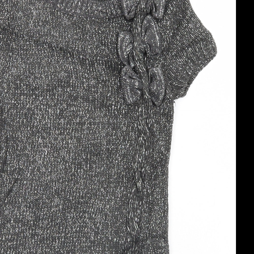 Jillian's Closet Womens Silver   Pullover Jumper Size 4