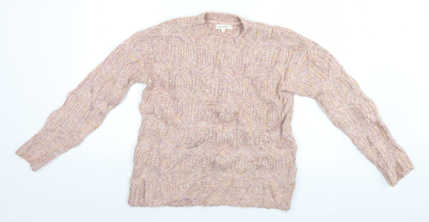 Per Una Womens Beige   Pullover Jumper Size M