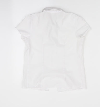 F&F Girls White   Basic Button-Up Size 8-9 Years