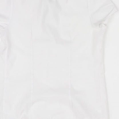 F&F Girls White   Basic Button-Up Size 8-9 Years