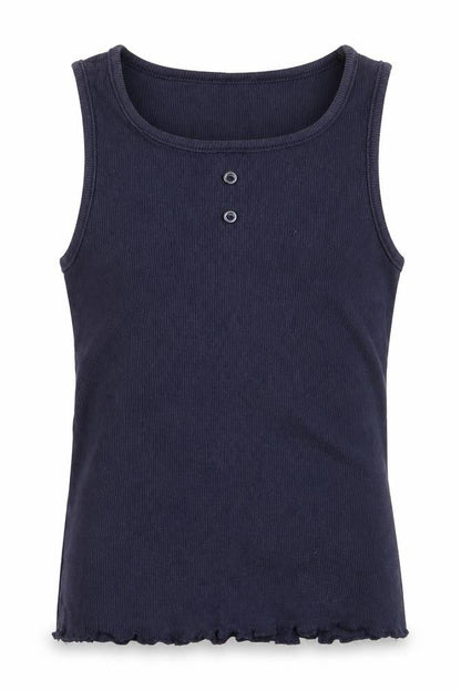 H&M Girls Blue   Basic Tank Size 3-4 Years