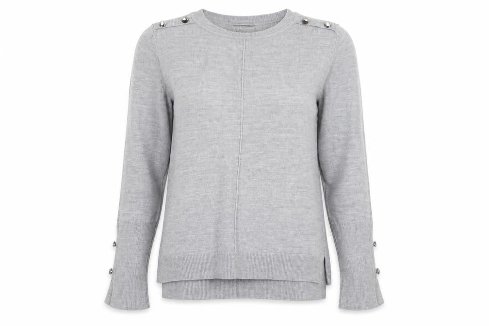 Primark Womens Grey   Pullover Jumper Size S