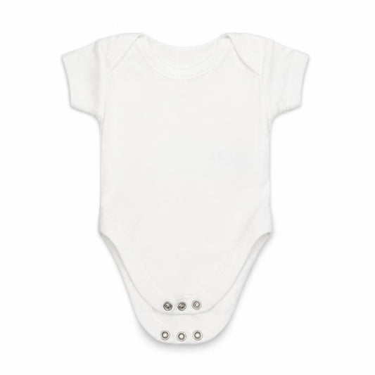 George Baby White   Romper One-Piece Size Newborn  - Tiny Baby