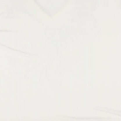 Bonmarché Womens Ivory Floral Basic Blouse Size XL