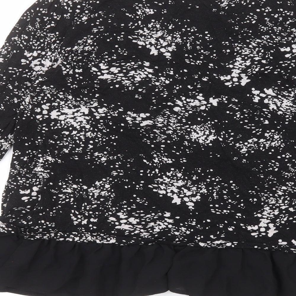 TU Womens Black   Basic T-Shirt Size 10