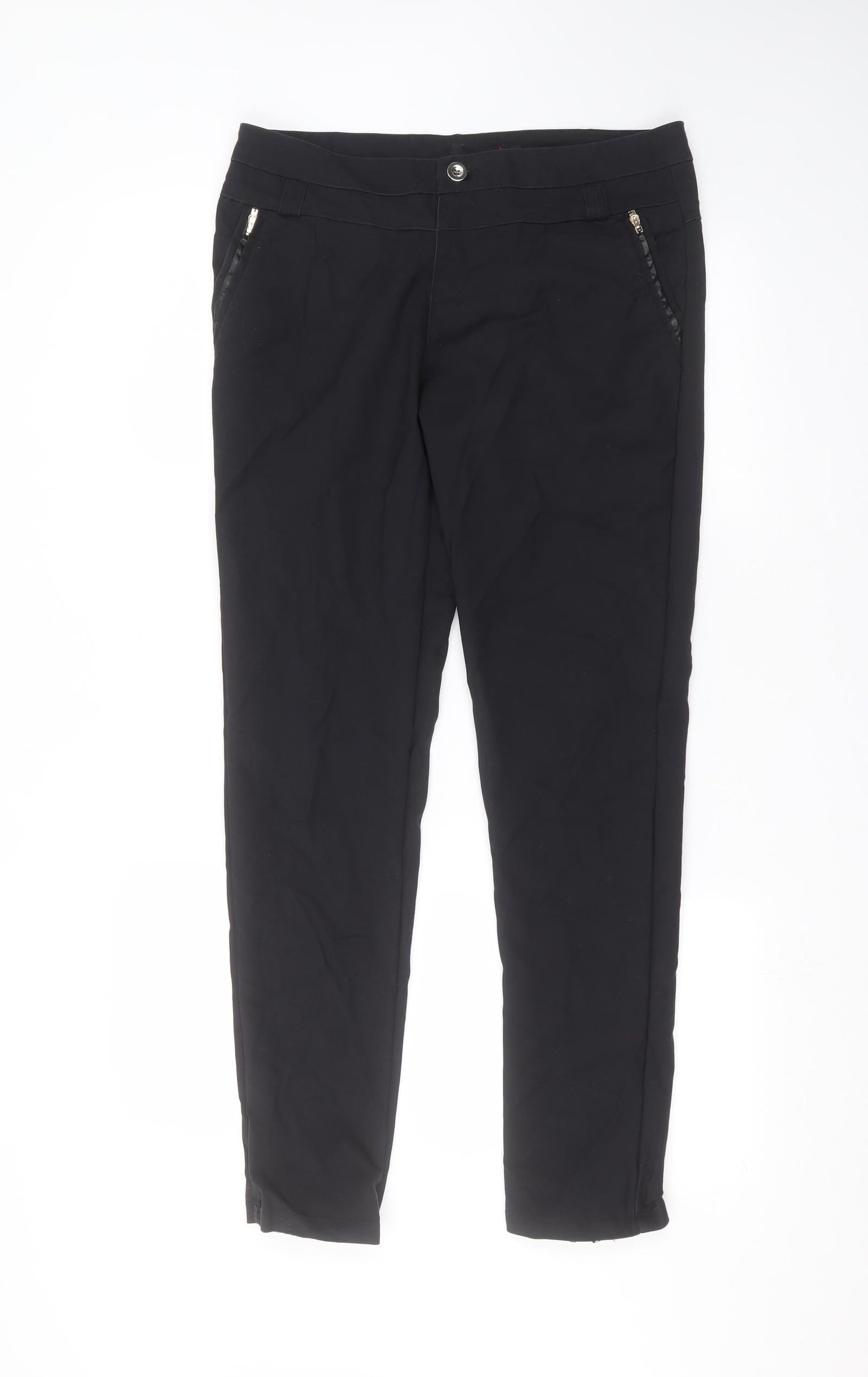 Preworn Womens Black   Trousers  Size L L30 in