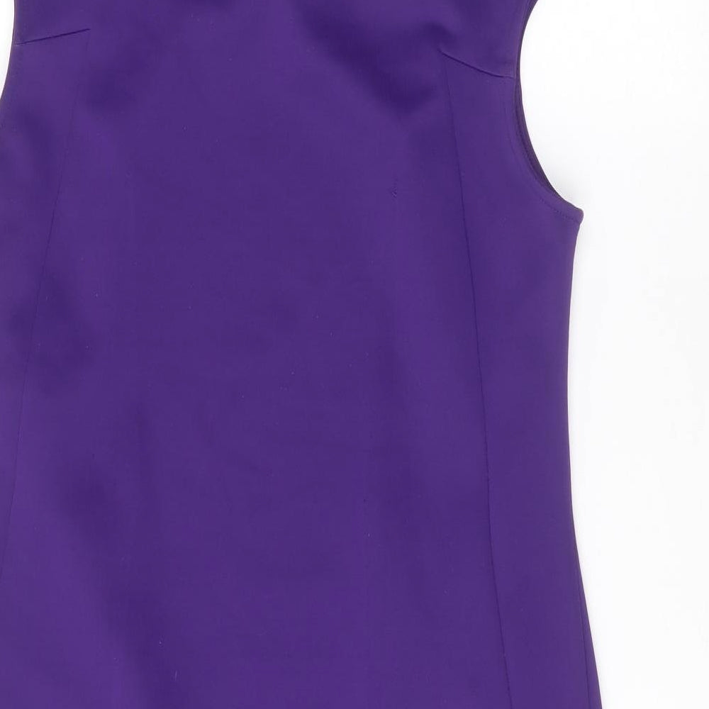 Preworn Womens Purple   Basic Blouse Size 14