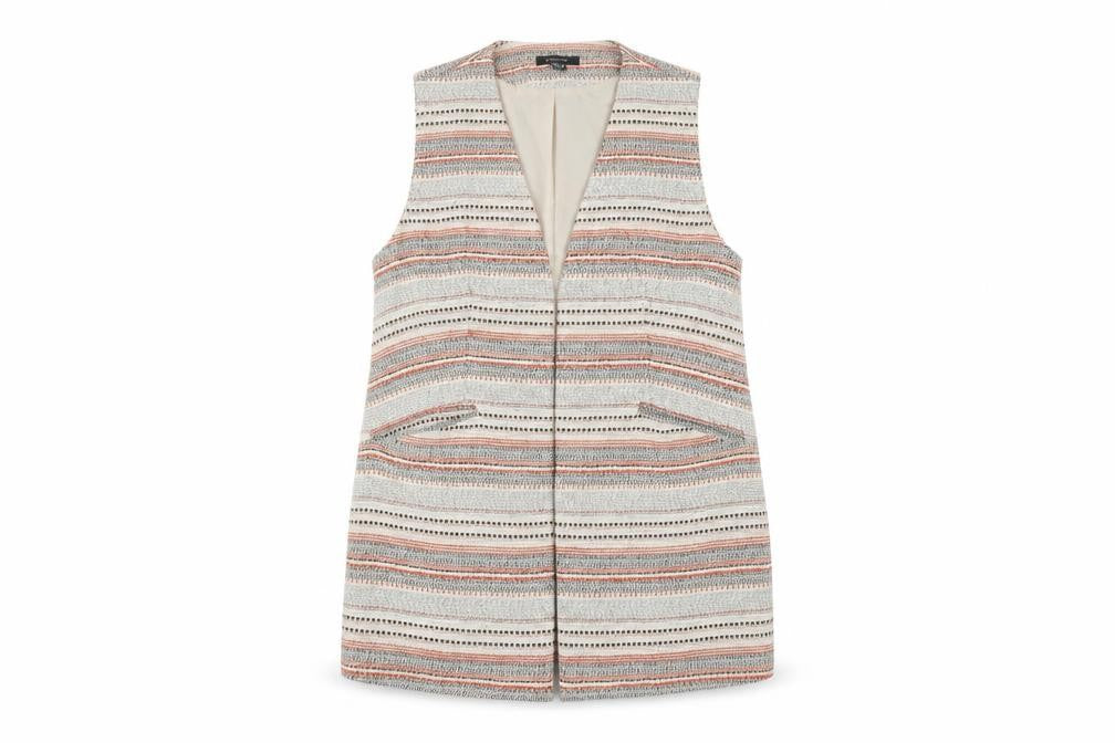 Atmosphere Womens Beige Striped  Jacket  Size 16