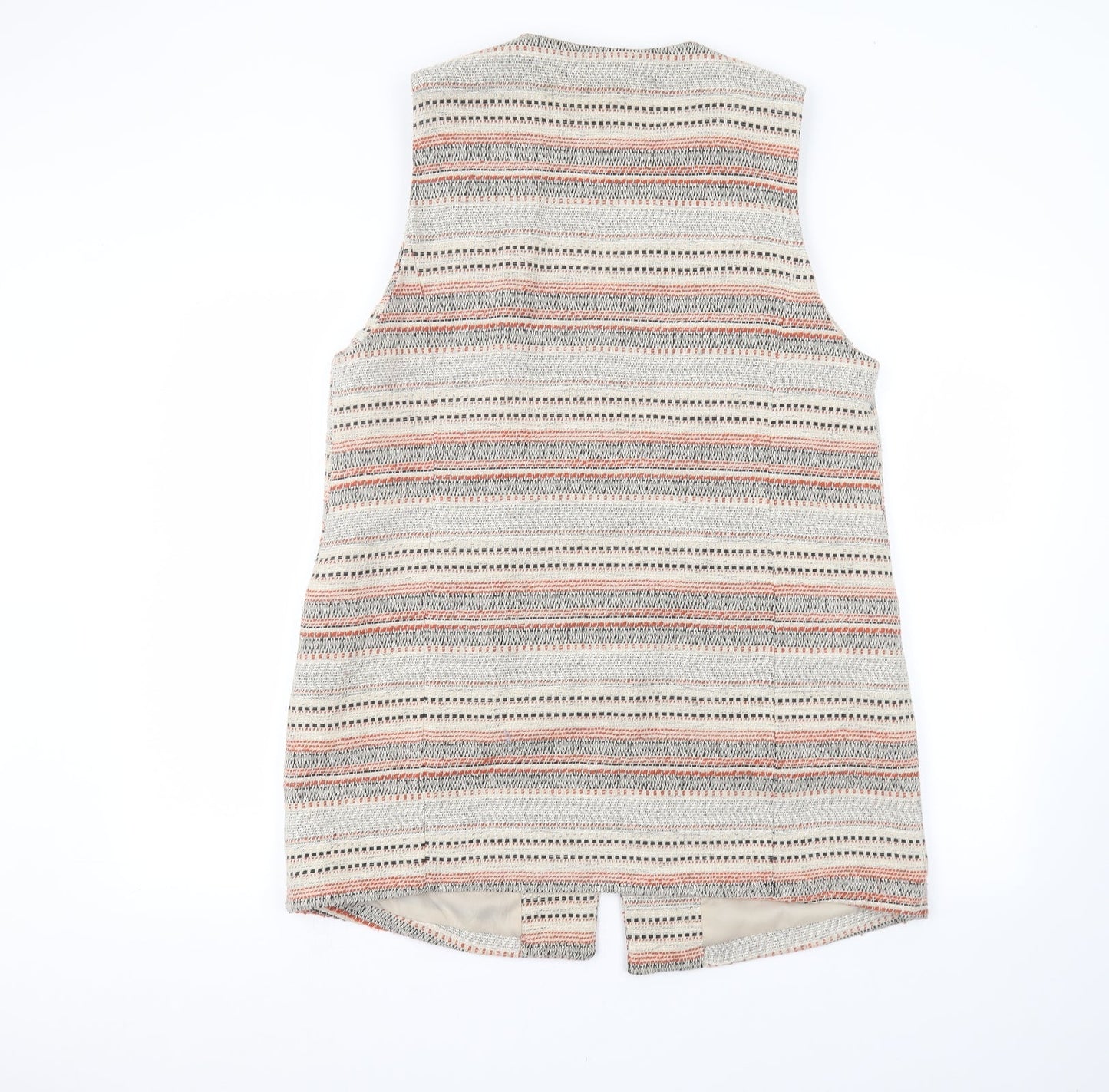 Atmosphere Womens Beige Striped  Jacket  Size 16