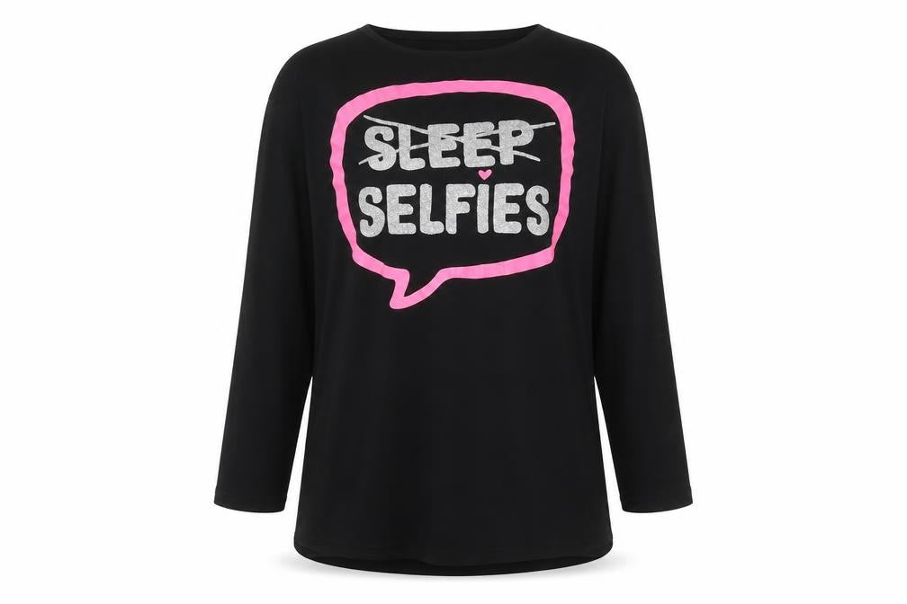 George Girls Black   Basic T-Shirt Size 10-11 Years