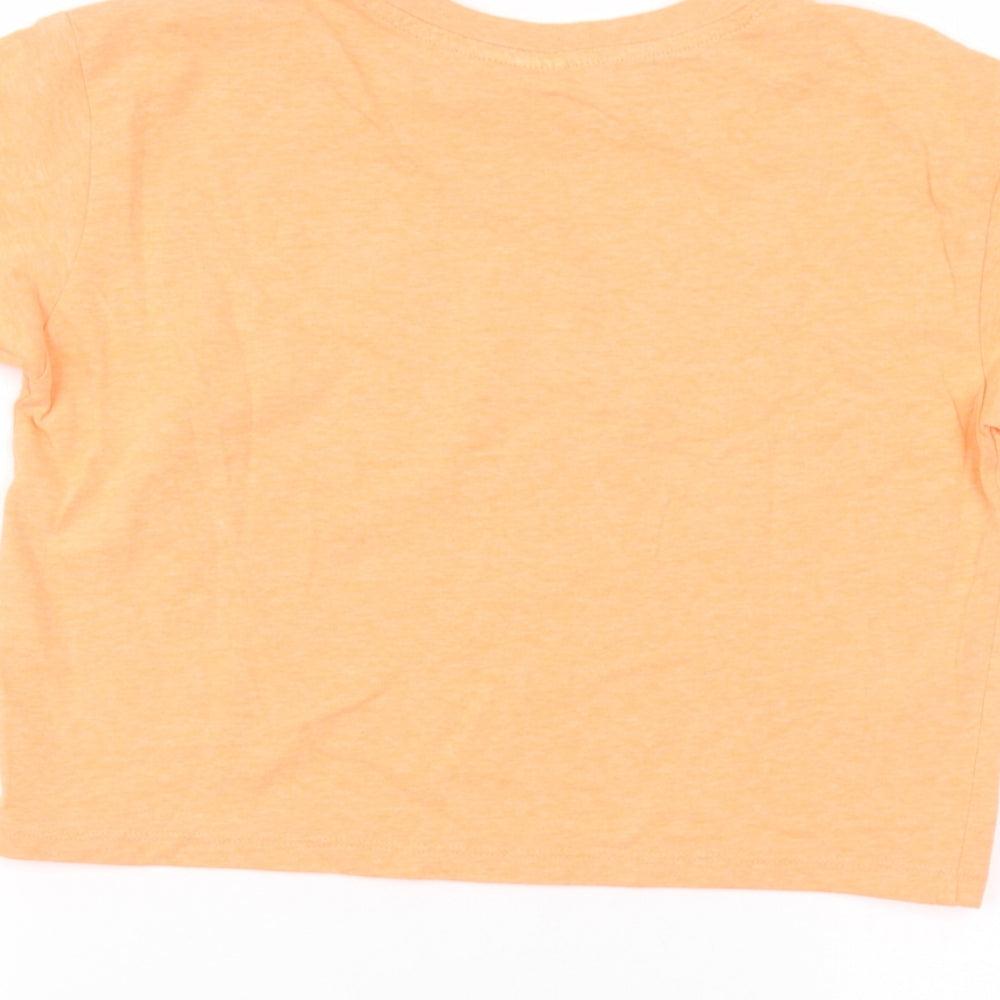 H&M Girls Orange   Basic T-Shirt Size 11-12 Years