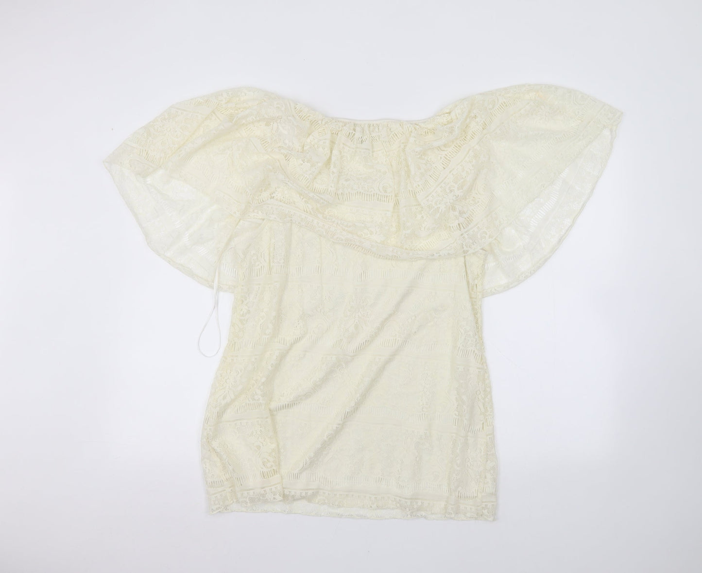 Style&co. Womens White   Basic Blouse Size L