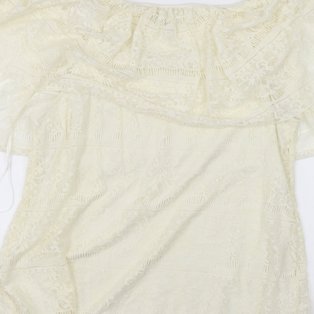 Style&co. Womens White   Basic Blouse Size L