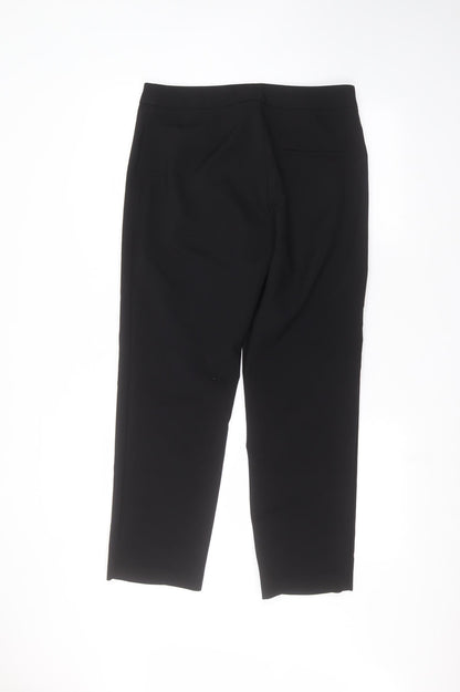 Papaya Womens Black   Trousers  Size 10 L27 in