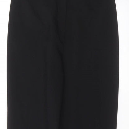 Papaya Womens Black   Trousers  Size 10 L27 in