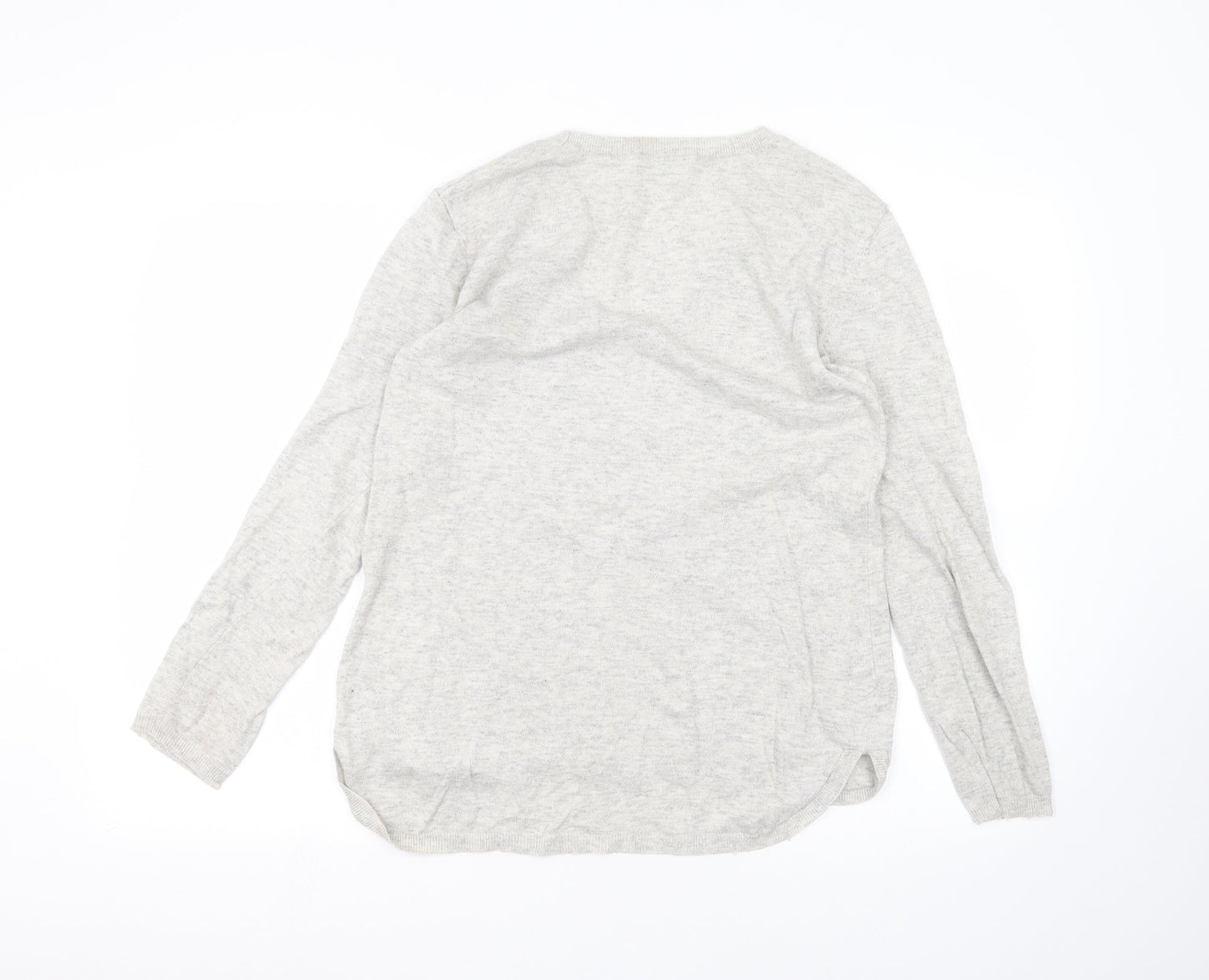 H&M Womens White   Pullover Jumper Size XS