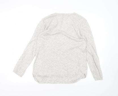 H&M Womens White   Pullover Jumper Size XS