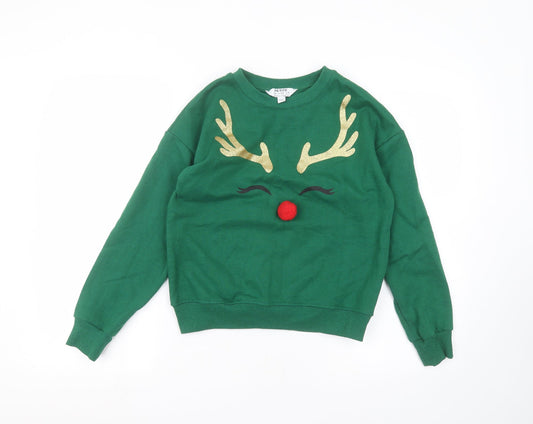 Dorothy Perkins Womens Green   Pullover Jumper Size 4