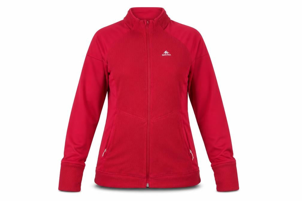 DECATHLON Womens Pink   Full Zip Jumper Size L
