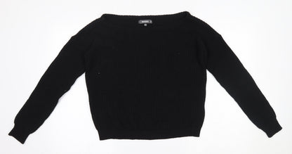 Missguided Womens Black   Pullover Jumper Size 6