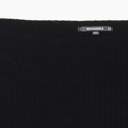 Missguided Womens Black   Pullover Jumper Size 6