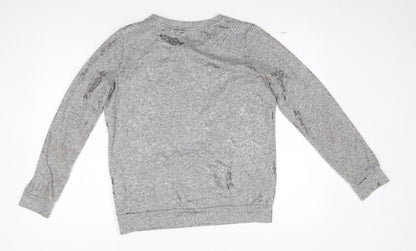 Next Womens Grey   Pullover Jumper Size 10