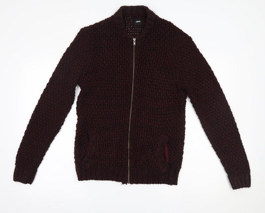 ASOS Mens Red   Full Zip Sweatshirt Size M