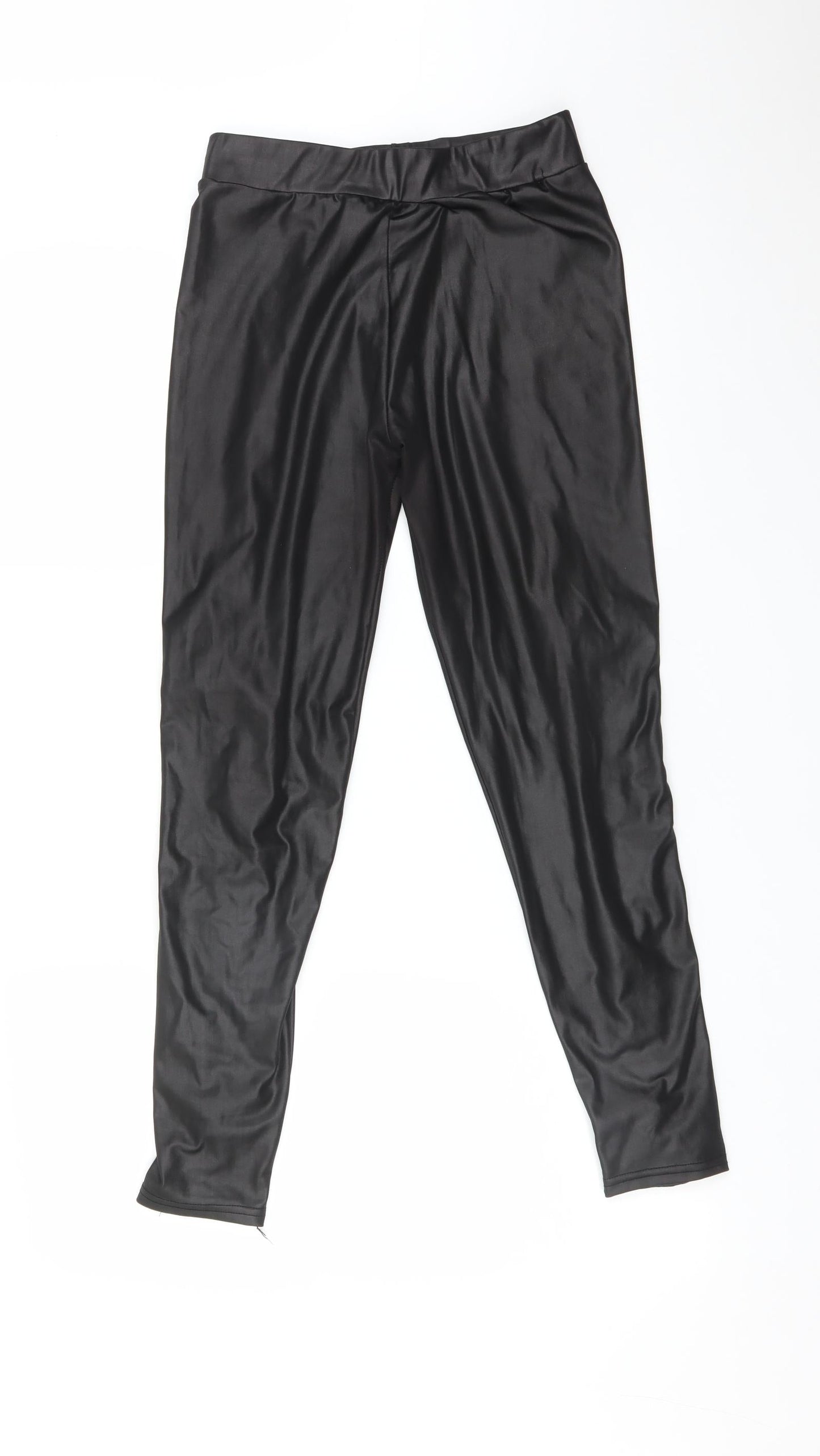 Preworn Womens Black    Leggings Size L L26 in