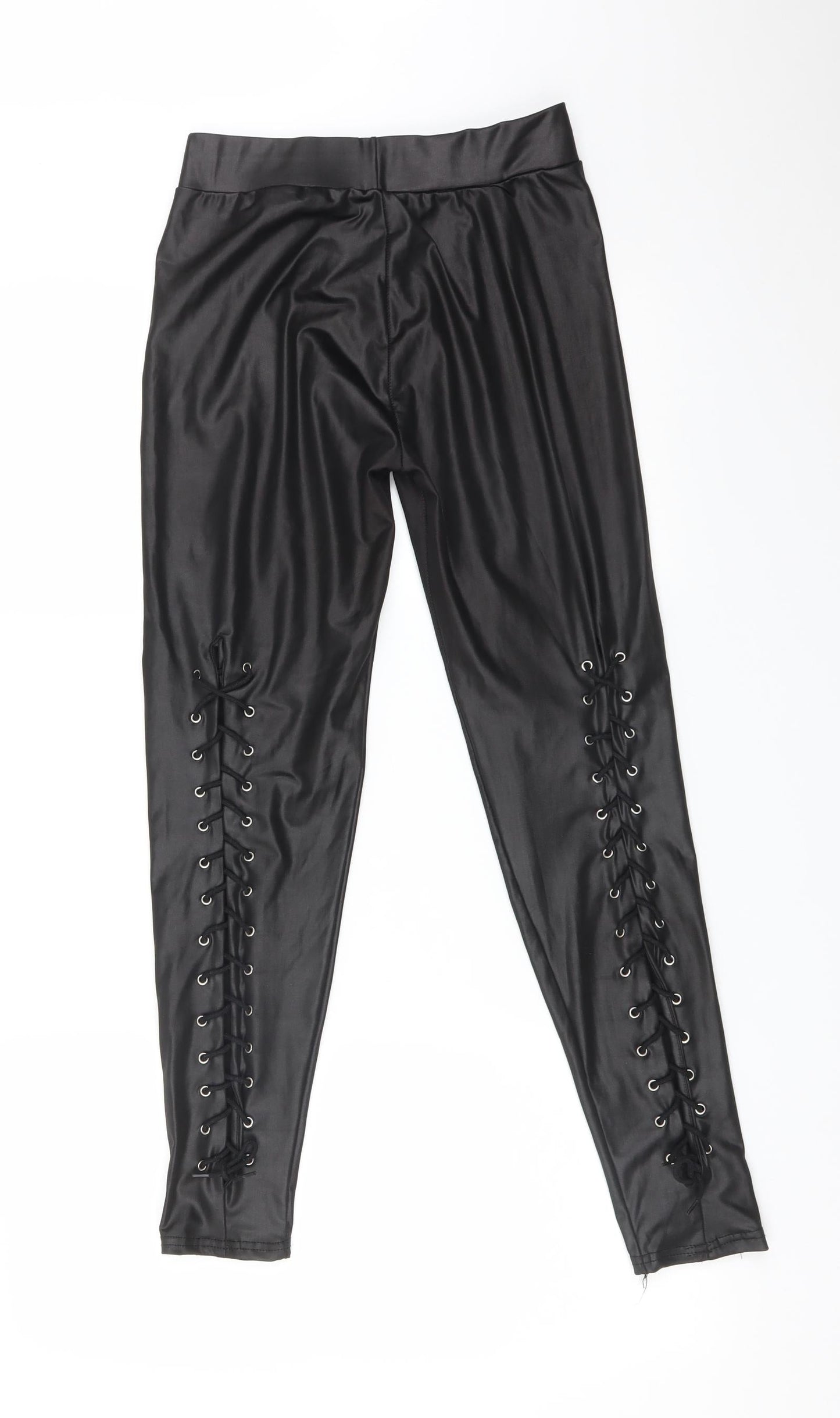 Preworn Womens Black    Leggings Size L L26 in