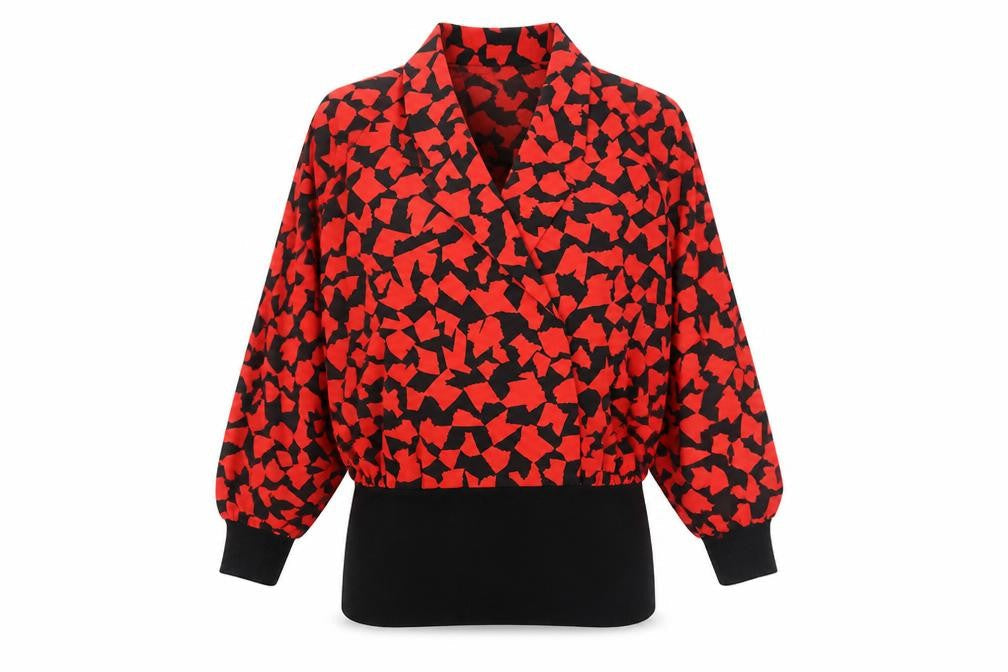 Wallis Womens Multicoloured Geometric  Basic Blouse Size 8