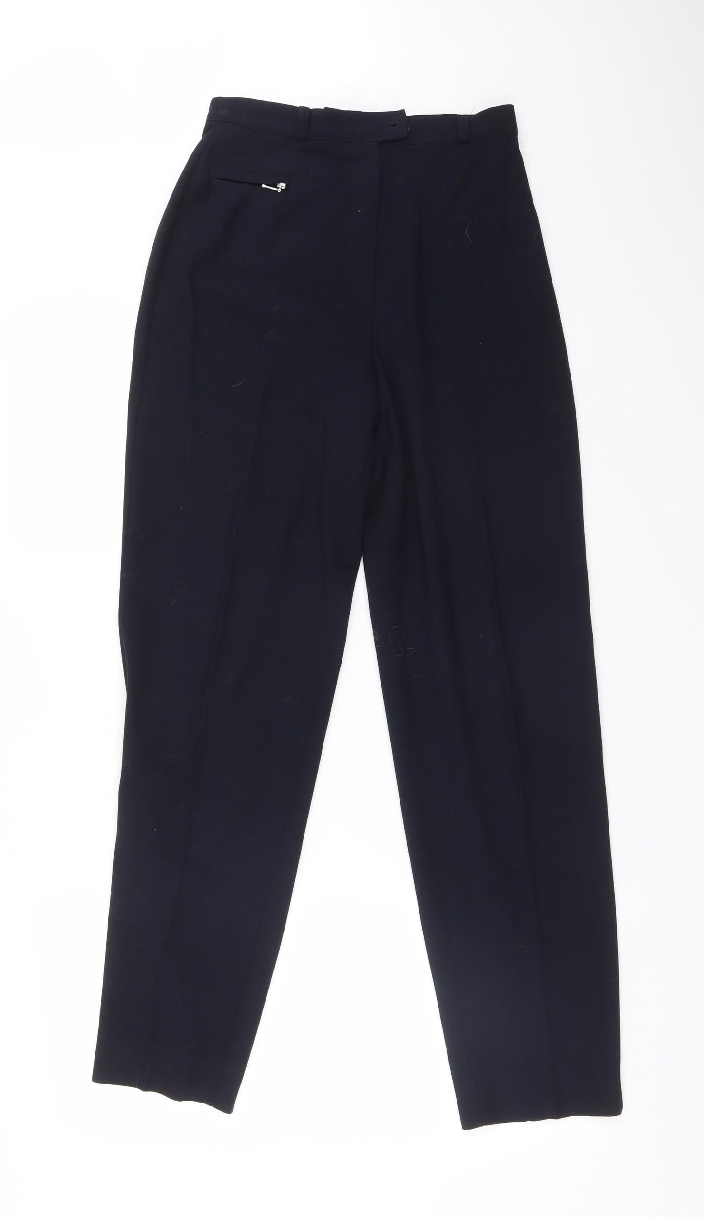 M&S Womens Blue   Trousers  Size 8 L29 in