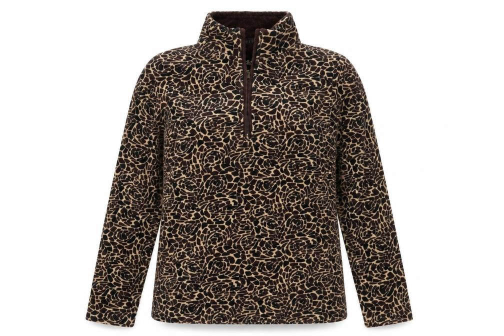 DASH Womens Multicoloured Animal Print  Pullover Jumper Size 10