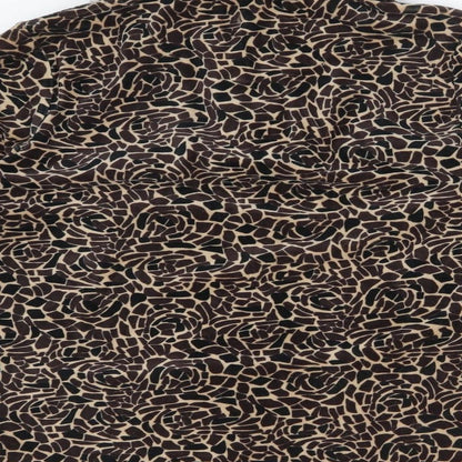 Dash Womens Multicoloured Animal Print  Pullover Jumper Size 10