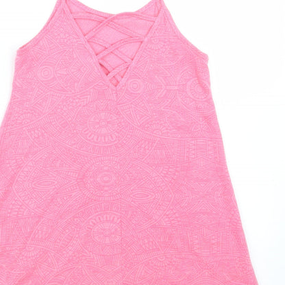 Matalan Girls Pink   Basic Tank Size 4 Years