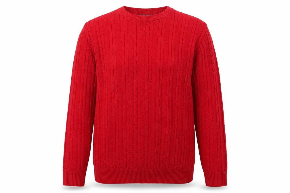 Pyari Womens Red  Knit Pullover Jumper Size L