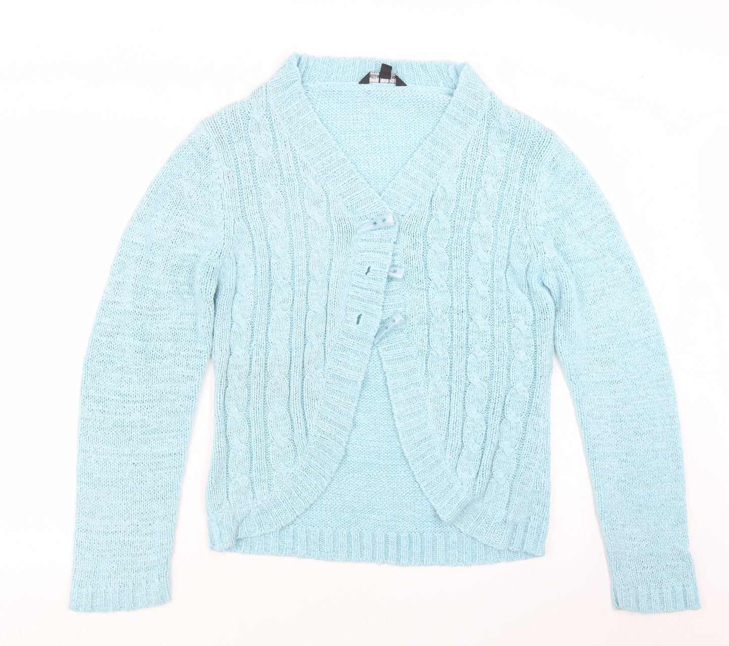 ellie louise Womens Blue  Knit Cardigan Jumper Size L