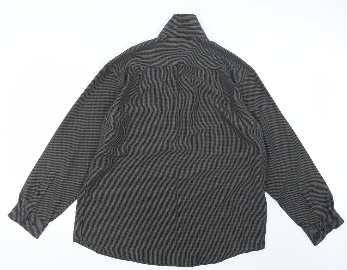 EWM Mens Brown    Button-Up Size L