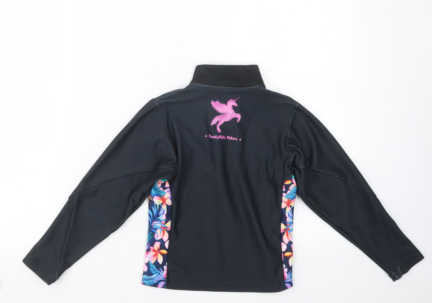 Preworn Girls Black   Jacket  Size 7 Years