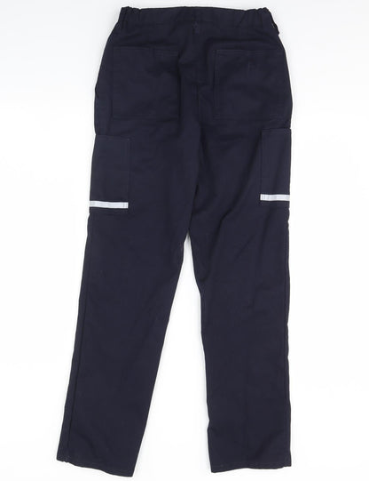 Preloved FedEx Mens Blue   Trousers  Size 30 in L29 in - Back