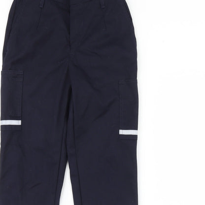 Preloved FedEx Mens Blue   Trousers  Size 30 in L29 in - Detail