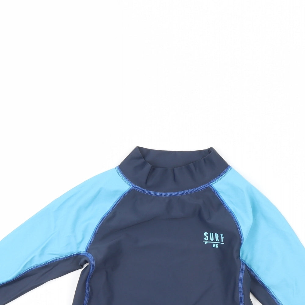 George Boys Blue   Basic T-Shirt Size 4 Years