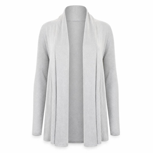 Bonmarché Womens Grey Cardigan Jumper Size M