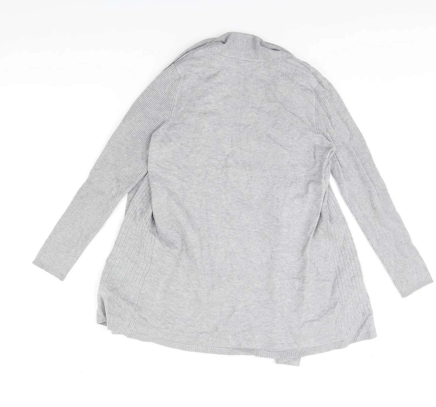 BM Womens Grey   Cardigan Jumper Size M
