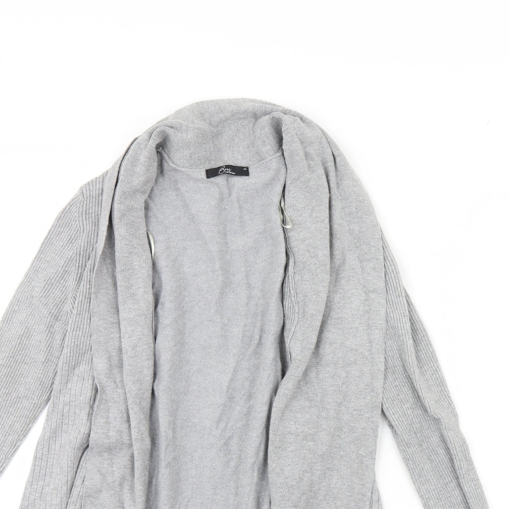 BM Womens Grey   Cardigan Jumper Size M