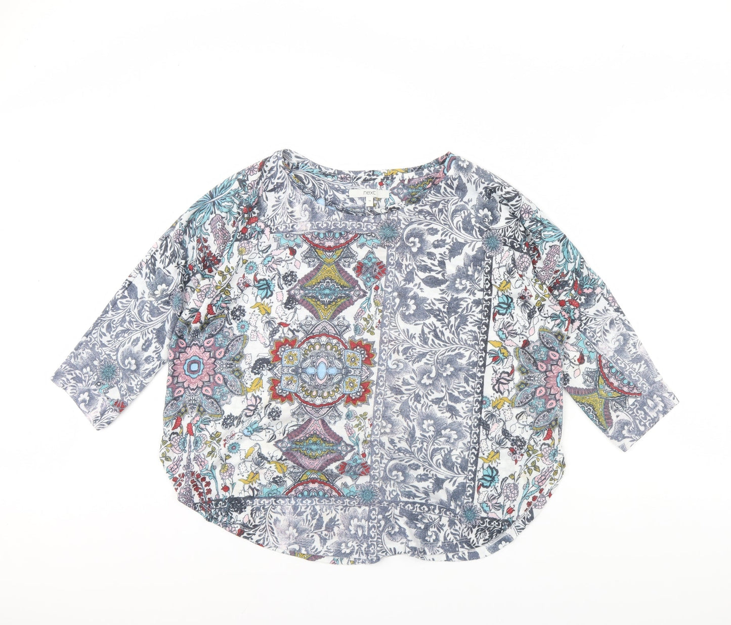 NEXT Womens Multicoloured Fair Isle  Basic Blouse Size 14