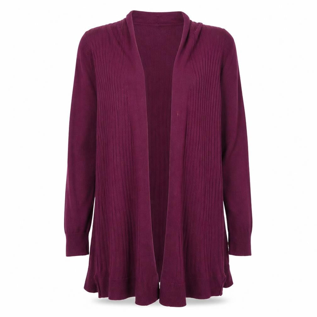Marks & Spencer Womens Purple   Cardigan Jumper Size M